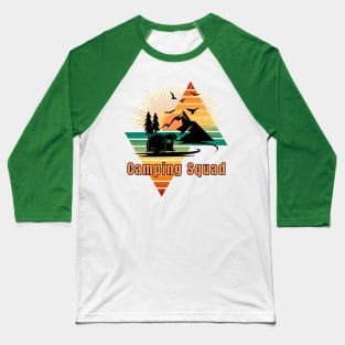 Camping Squad Baseball T-Shirt